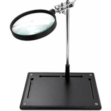 Marxlow ZD-11P Alüminyum Tabanlı 3x OD90MM Büyüteçli Yardımcı El Mercek Aparatı