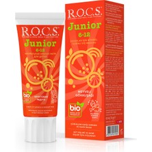 R.O.C.S. Rocs Junior Meyve Tadında Diş Macunu 60 ml / 74 G (8'li Paket)