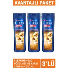 Clear Men Saç Dökülmesine Karşı Şampuan 3 x 350ML (7'li Paket)