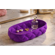DU&ER Tufted Stil Düğmeli Düzenleyici Tepsi – Takı & Aksesuar Saklama