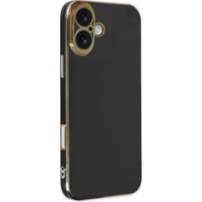 Bezos iPhone 16 Kılıf Volet Silikon - Siyah