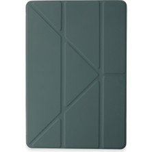 Alvera Pad 9 Kılıf Kalemlikli Mars Tablet Kılıfı - Koyu Yeşil