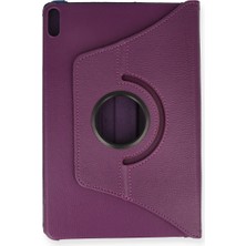 Alvera Pad X9 11.5 Kılıf 360 Tablet Deri Kılıf - Mürdüm
