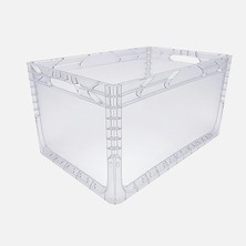 Magic Kombo Euronorm Kapali Saklama Kabi Şeffaf 60X40X32CM (7'li Paket)