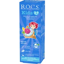 R.O.C.S. Rocs Kids 3-7 Yaş Florürsüz Diş Macunu 35 ml / 45 G (7'li Paket)