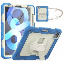 Alvera iPad Pro 11 (2020) Kılıf Strap New Tablet Kapak - Mavi