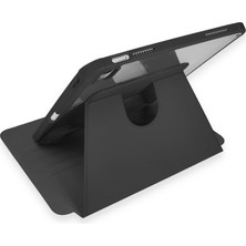 Alvera iPad 10.2 (7.nesil) Kılıf Starling 360 Kalemlikli Tablet Kılıf - Siyah
