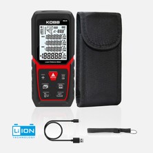Kobb KBL50 50M Profesyonel Li-Ion Şarjlı Lazer Metre (2'li Paket)
