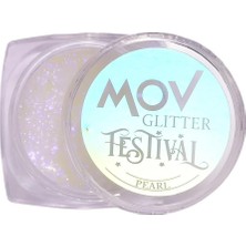 Mey İthalat Mov Hologramlı Glitter Krem Festival No:1 Pearl – Inci Işıltılı Krem Glitter – Yüz & Vücut Için Uzun Süre Kalıcı & Yüksek Parlaklık