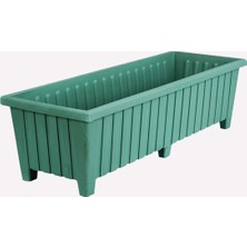 Üçsan Altı Ayaklı Balkon Saksısı 87 cm (2'li Paket)