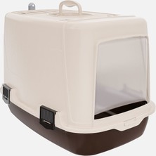 Plastart PT-305 Kapalı Kedi Tuvaleti Bej (8'li Paket)