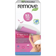 Remove Care Maxi Set Hassas Ciltler Ağda Bandı 44'lü (7'li Paket)