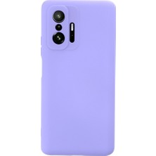 Bezos Mi 11T Pro Kılıf Nano Içi Kadife Silikon - Lila