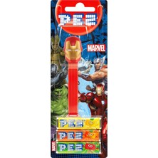 Pez Dispenser Marvel Iron Man – Meyve Aromalı Şekerleme Makinesi ve Şekerleme Yedekleri