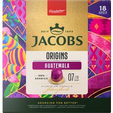 Jacobs Origins Single Guatemala Kapsül Kahve 18'li 93 G (8'li Paket)
