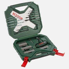 Bosch X-Line 54 Parça Aksesuar Seti Cırcır El Tornavidalı (3'li Paket)