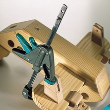 Wolfcraft S110 3455 40-110 mm 2’li Tek El Ile Kullanılan Mini Mengene (4'li Paket)