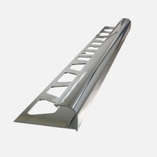Tesay 12 mm Alüminyum Dış Köşe Profili Krom Parlak (7'li Paket)