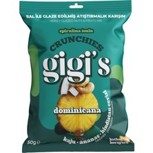 Gigi's Kaju Ananas Hindistan Cevizi Atıştırmalık 50 G (8'li Paket)