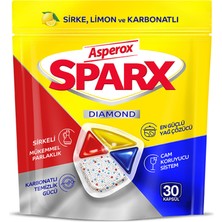 Asperox Sparx Diamond Bulaşık Makinesi Kapsül 30'lu 351 G (8'li Paket)