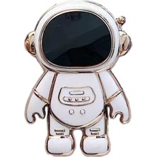 Teknook Zore Space Astronot Figürlü Cep Telefonu Standı - Beyaz