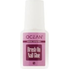 Ocean Fırçalı Protez Tırnak Tips Yapıştırıcı Hızlı Kuruyan Takma Tırnak Yapıştırıcısı Glue 7 gr