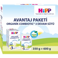 Hipp Organik Combiotic 3 Avantaj Paketi 600 G + 350 G (4'li Paket)