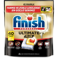 Finish Ultimate Plus Limon 40 Tablet 488 G