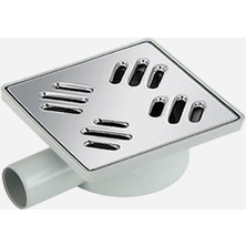 Adell 10X10X50 cm Paslanmaz Yer Sifonu Yandan Çıkışlı (6'li Paket)