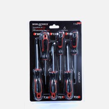 Worldforce Torx Tornavida Seti 6 Parça 6150CRV 11471 (2'li Paket)