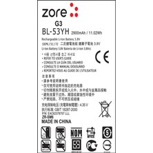 Teknook Lg G3 Zore A Kalite Uyumlu Batarya