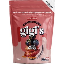 Gigi's Badem Yaban Mersini Karışık Atıştırmalık 115 G (3'li Paket)