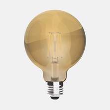 Ecolite LED Filament Gold Globe G80 7W E27 2200K LED Ampul (2'li Paket)