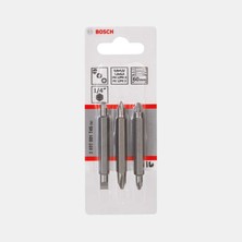 Bosch Set Vidalama Uçları Çifttarf 0,6x4,5 - 1,0x5,5 mm  PH1-PH2PZ2,1 (7'li Paket)