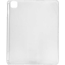 Teknook iPad Pro 12.9 2020 (4.nesil) Zore Kalemli Tablet Silikon - Renksiz