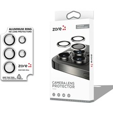 Teknook Galaxy S26 Ultra Zore Cl-12 Premium Safir Parmak Izi Bırakmayan Anti-Reflective Kamera Lens Koruyucu - Gümüş