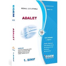 Aöf 1. Sınıf Adalet Güz Dönemi  1. Yarıyıl Konu Anlatımlı Soru Bankası