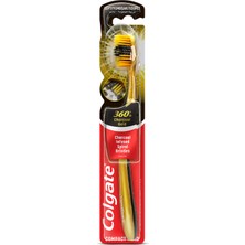 Colgate 360 Charcoal Gold Yumuşak Diş Fırçası  (6'li Paket)