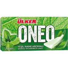 Ülker Oneo Yeşil Nane Aromalı Sakız 14 G 27'li (2'li Paket)