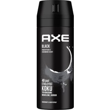 Axe Black Erkek Sprey Deodorant 150 ml (8'li Paket)