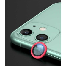 Teknook iPhone 12 Zore Cl-02 Kamera Lens Koruyucu - Kırmızı