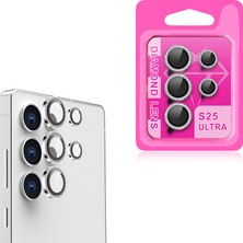 Teknook Galaxy S25 Ultra Zore Cl-06 Kamera Lens Koruyucu - Gümüş
