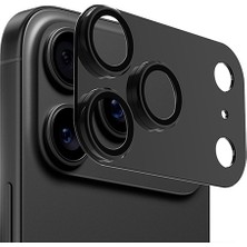 Teknook iPhone 17 Pro Zore Cl-20 Kamera Lens Koruyucu - Siyah