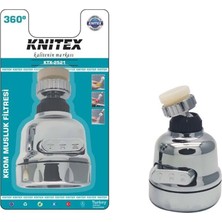Kinetex Knitex Tasarruflu Krom Musluk Filtresi (6'li Paket)