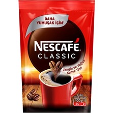 Nescafe Classic Çözülebilir Kahve Eko Poşet 100 G (7'li Paket)