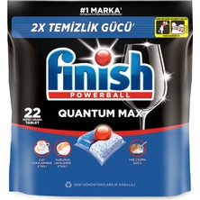 Finish Quantum Max Bulaşık Makinesi Tableti 22'li 228.8 G (5'li Paket)
