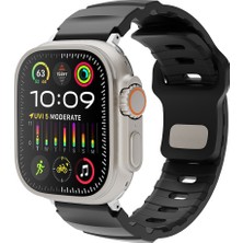 Teknook Watch Ultra 49MM Zore KRD-143 Silikon Kordon - Siyah