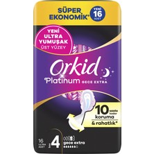 Orkid Platinum Gece Ekstra 16'lı (5'li Paket)