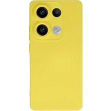 Ozka Concept Koruyucu Kapak Note 13 Pro 4g Nano Içi Kadife - Sarı