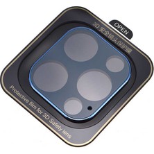 Teknook iPhone 12 Pro Max Zore Kamera Koruyucu - Mavi